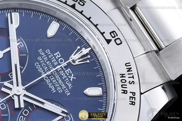 0501 ROLDYT0441A – Daytona 116509 904L WG WG Blue Stk QF V3 SH Timeless 954